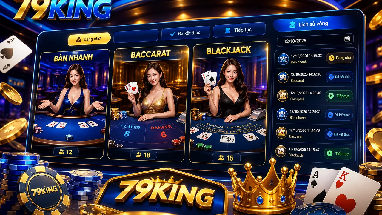 Bàn nhanh hay vòng nối tiếp? 79king định dạng nào dễ dừng và quay lại trong phiên ngắn
